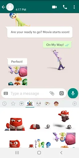 Скриншот 8 — Pixar Stickers: Inside Out 2