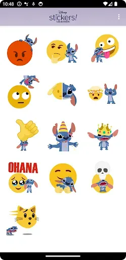 Скриншот 3 — Stitch x Emoji Keyboard