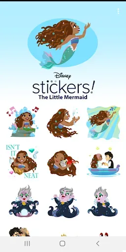 Скриншот 5 — The Little Mermaid Stickers