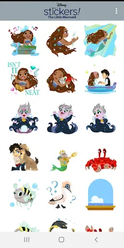 Скриншот 6 — The Little Mermaid Stickers