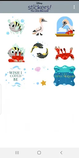 Скриншот 7 — The Little Mermaid Stickers