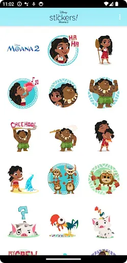 Скриншот 2 — Disney Stickers: Moana 2