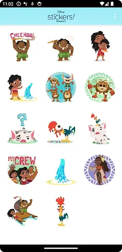 Скриншот 3 — Disney Stickers: Moana 2