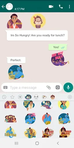 Скриншот 3 — Disney Stickers: Aladdin