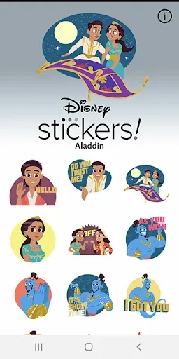Скриншот 4 — Disney Stickers: Aladdin