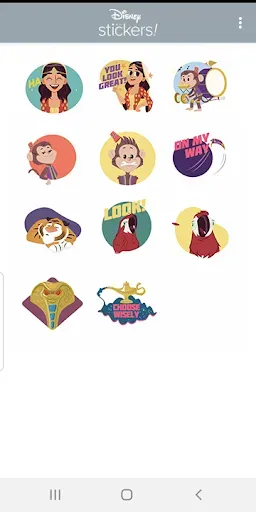 Скриншот 6 — Disney Stickers: Aladdin