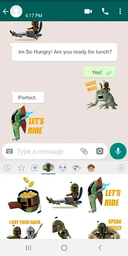 Скриншот 6 — The Book of Boba Fett Stickers
