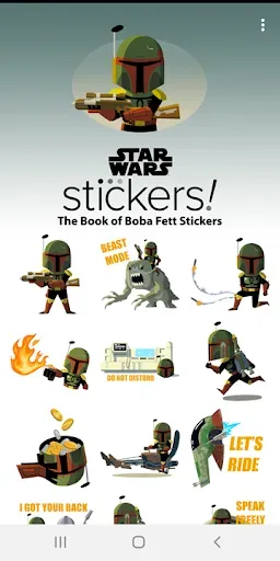 Скриншот 7 — The Book of Boba Fett Stickers