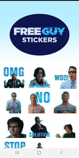 Скриншот 1 — Free Guy Stickers