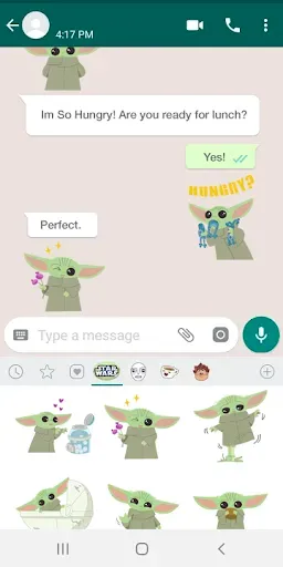 Скриншот 8 — Grogu™ Sticker Pack