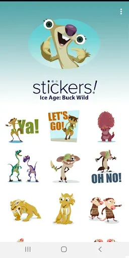 Скриншот 1 — Ice Age Stickers