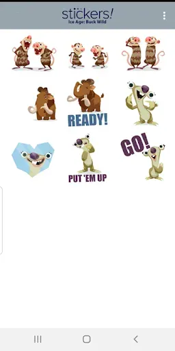 Скриншот 3 — Ice Age Stickers