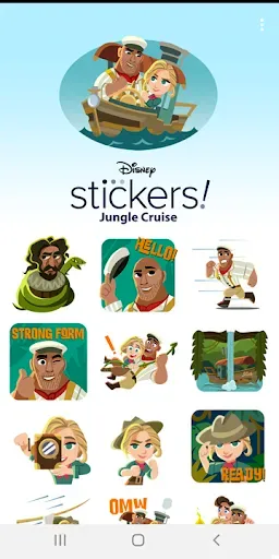 Скриншот 1 — Disney Stickers: Jungle Cruise