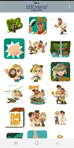 Скриншот 2 — Disney Stickers: Jungle Cruise