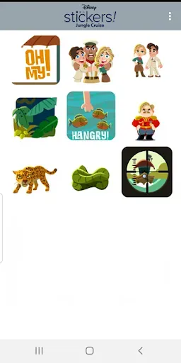 Скриншот 3 — Disney Stickers: Jungle Cruise