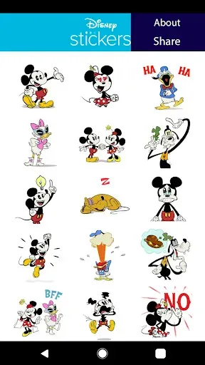 Скриншот 3 — Disney Stickers: Mickey & Frie