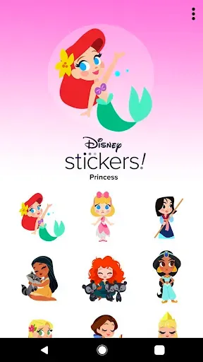 Скриншот 1 — Disney Stickers: Princess