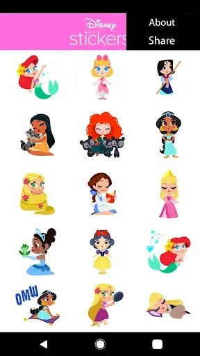 Скриншот 3 — Disney Stickers: Princess
