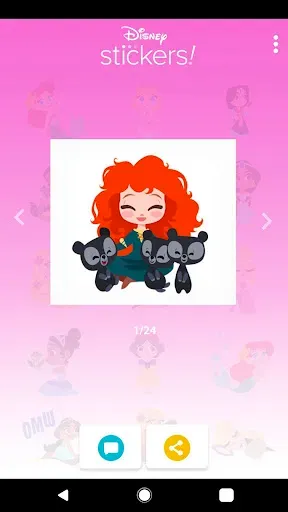 Скриншот 4 — Disney Stickers: Princess