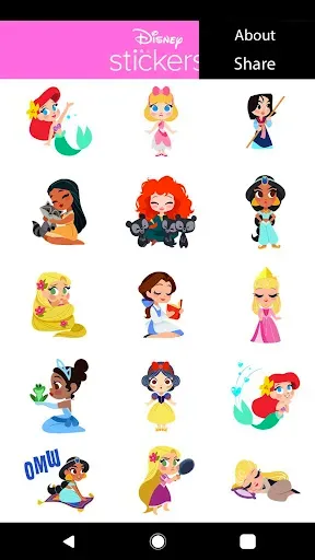 Скриншот 8 — Disney Stickers: Princess