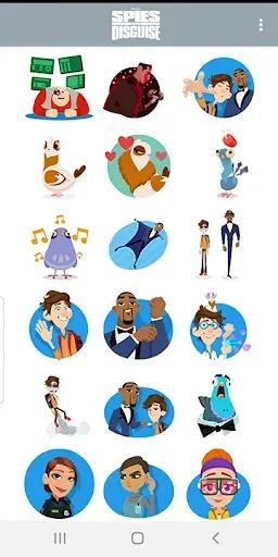 Скриншот 2 — Spies in Disguise Stickers