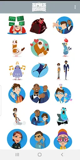 Скриншот 4 — Spies in Disguise Stickers