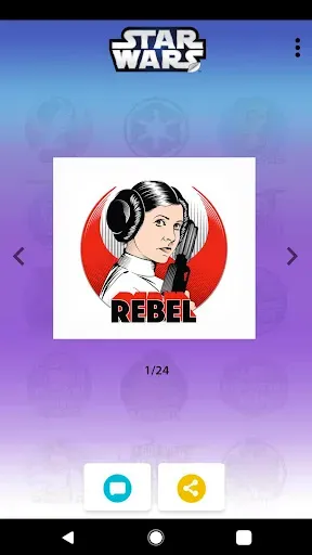 Скриншот 4 — Star Wars Stickers: 40th Anniv