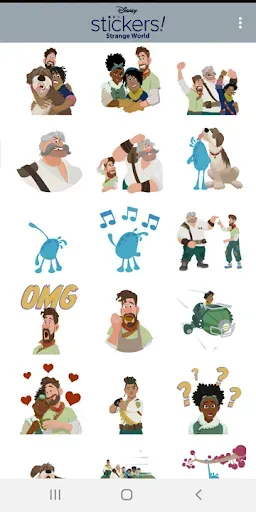 Скриншот 2 — Disney Stickers: Strange World