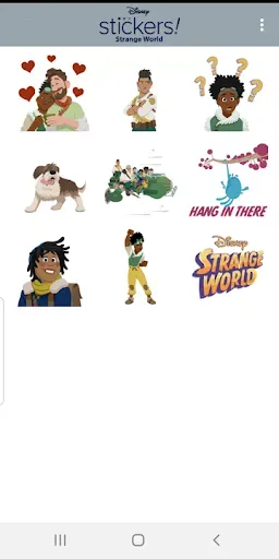 Скриншот 3 — Disney Stickers: Strange World