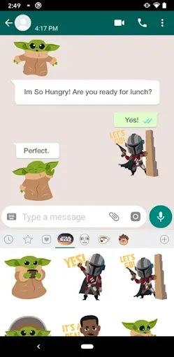 Скриншот 4 — The Mandalorian Stickers