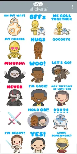 Скриншот 6 — The Rise of Skywalker Stickers