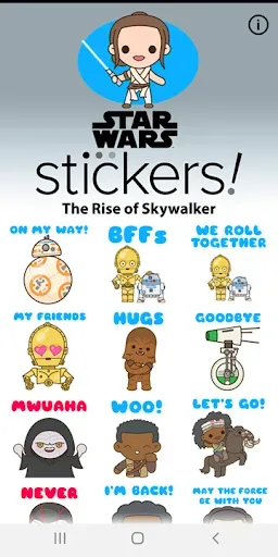 Скриншот 7 — The Rise of Skywalker Stickers