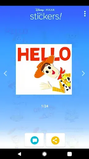 Скриншот 4 — Pixar Stickers: Toy Story