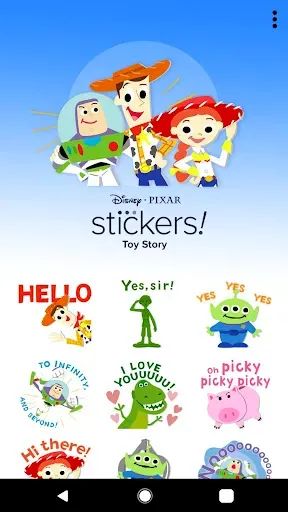 Скриншот 6 — Pixar Stickers: Toy Story