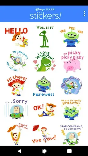 Скриншот 7 — Pixar Stickers: Toy Story
