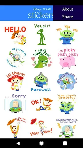 Скриншот 8 — Pixar Stickers: Toy Story