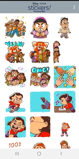 Скриншот 6 — Pixar Stickers: Turning Red