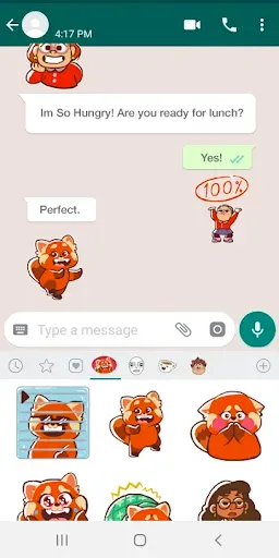 Скриншот 8 — Pixar Stickers: Turning Red