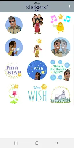 Скриншот 3 — Disney Stickers: Wish