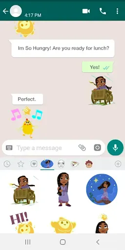 Скриншот 4 — Disney Stickers: Wish