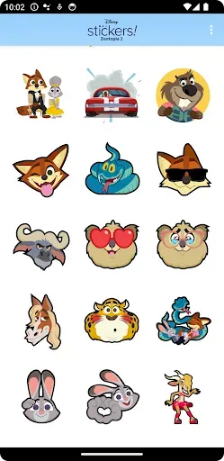 Скриншот 3 — Zootopia 2 Stickers & Emojis