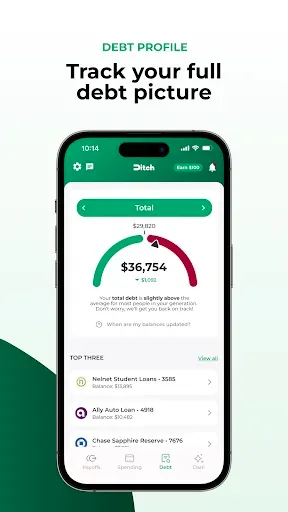 Скриншот 4 — Ditch: Pay Off Debt Faster