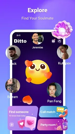 Скриншот 4 — Ditto Live -Match&meet someone