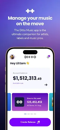 Скриншот 1 — Ditto Music