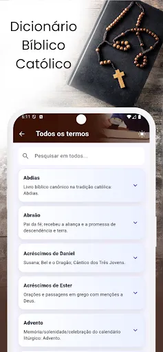 Скриншот 7 — Bíblia Católica Terço Liturgia