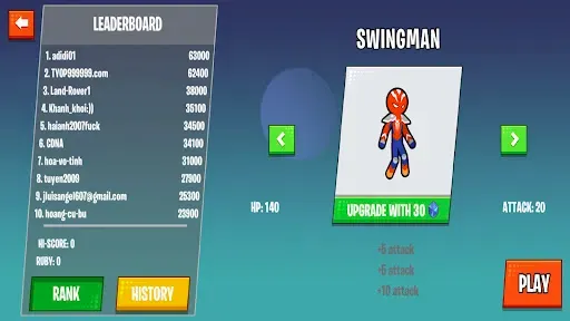 Скриншот 3 — Epic Hero Wars - stick fight