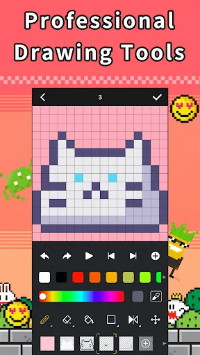 Скриншот 1 — Divoom: pixel art editor