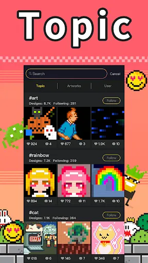 Скриншот 5 — Divoom: pixel art editor
