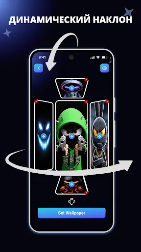 Скриншот 8 — Live Wallpaper - Fun Art Magic