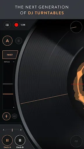 Скриншот 1 — Mixfader dj - digital vinyl